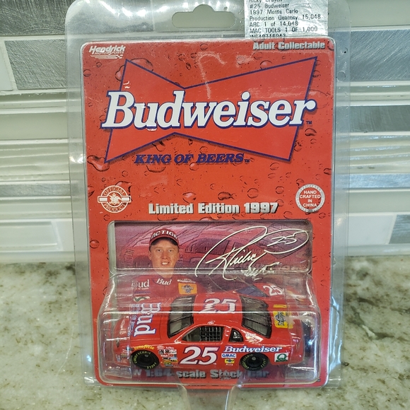 Ricky Craven 1/64 Scale #25 Budweiser 1997 Chevrolet Monte Carlo - Picture 1 of 10